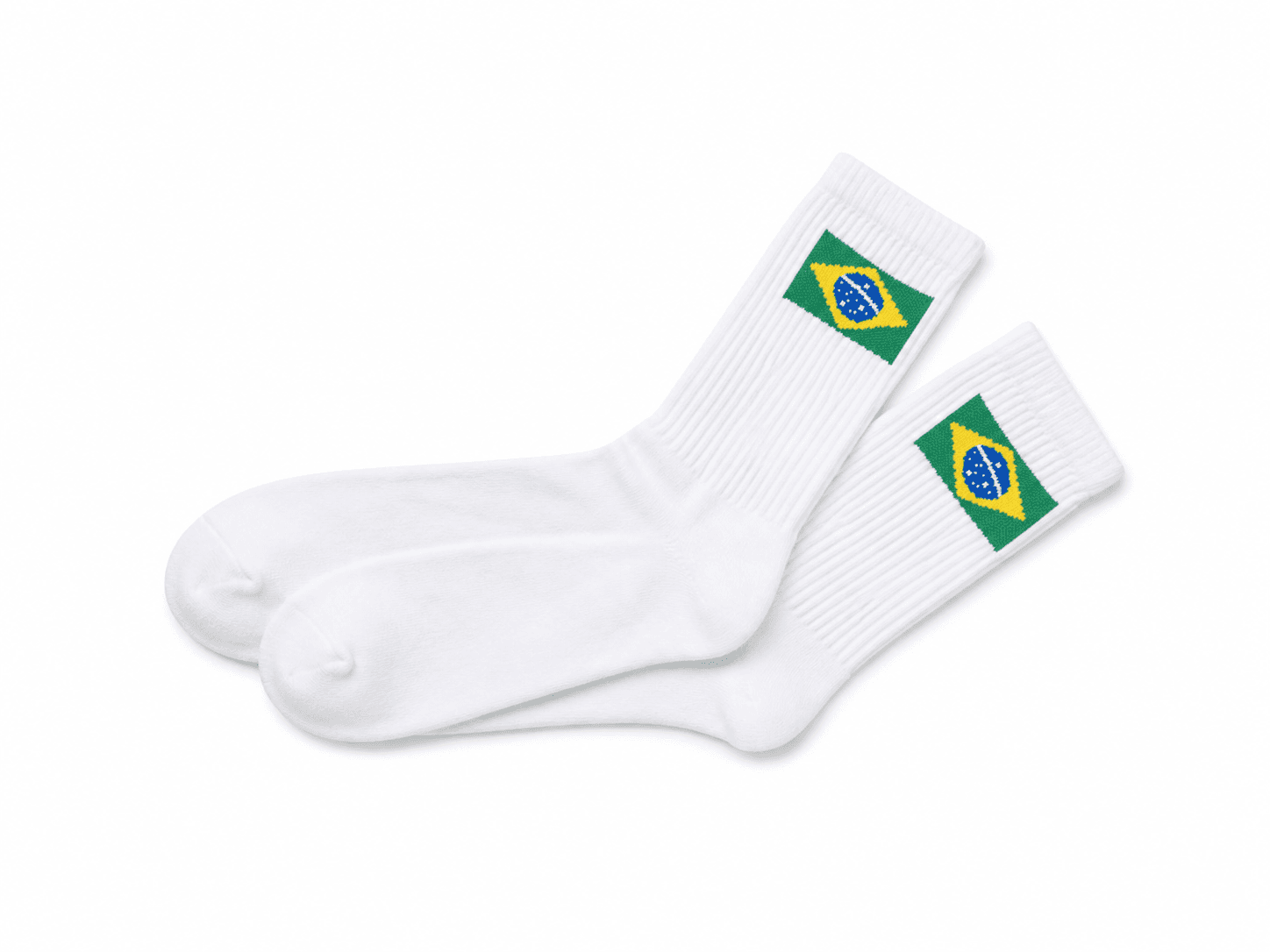 Brazil White Socks
