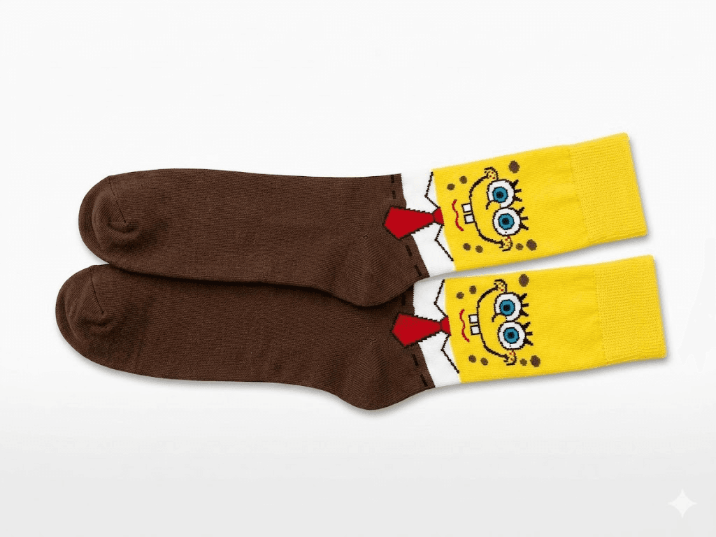 Sponge Character Socks